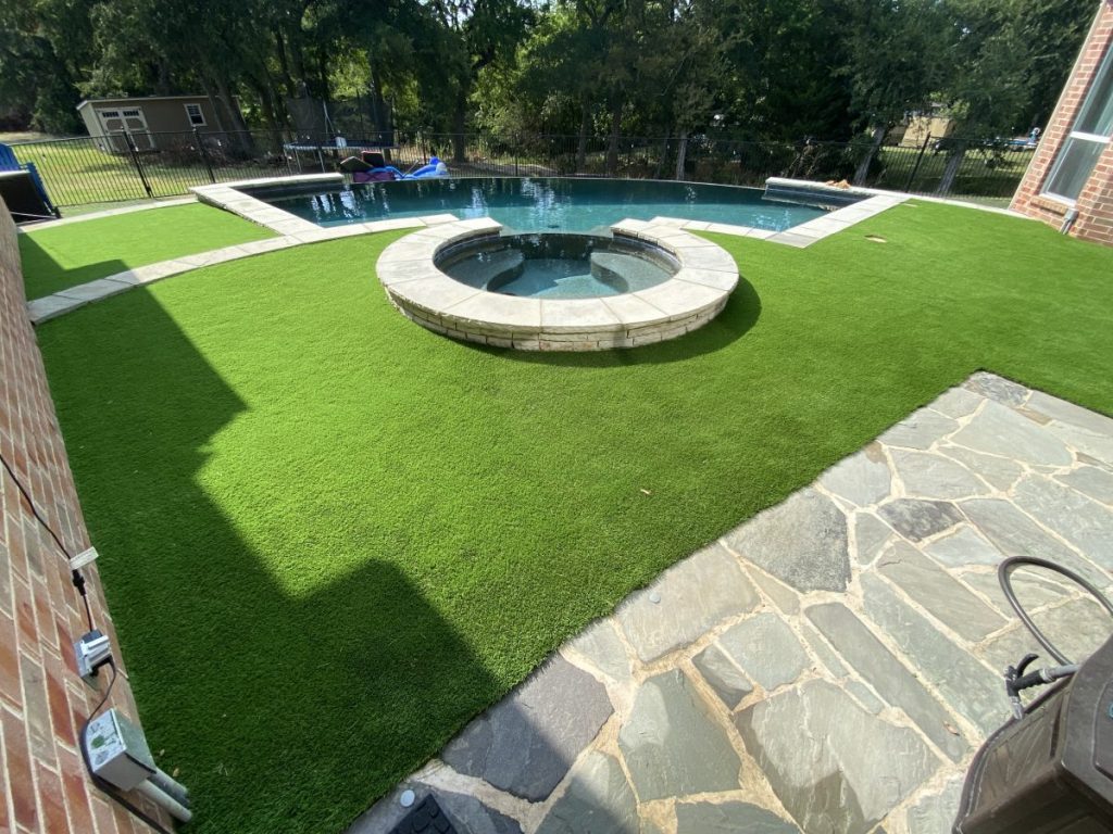 residential turf installation