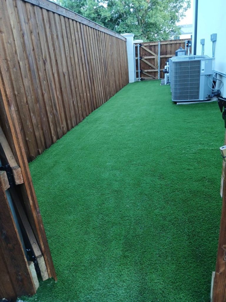 residential turf installation