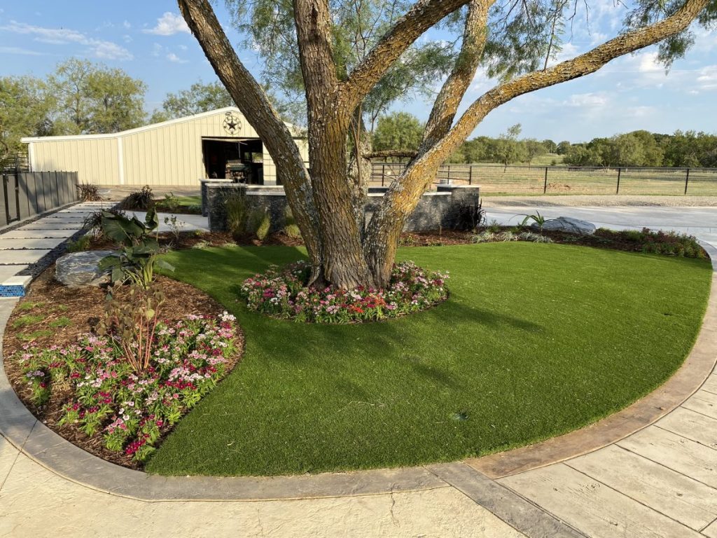 artificial turf installation