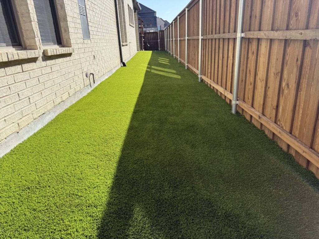turf side yard