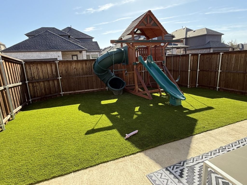 playground with turf