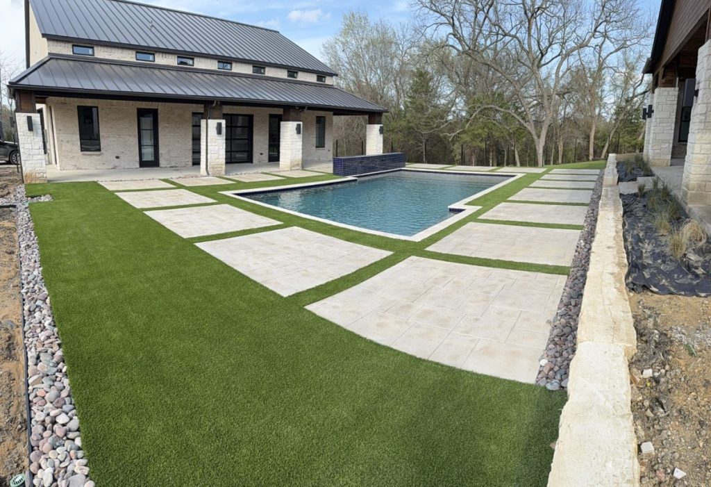 Turf Layers installation in Gunter, Texas