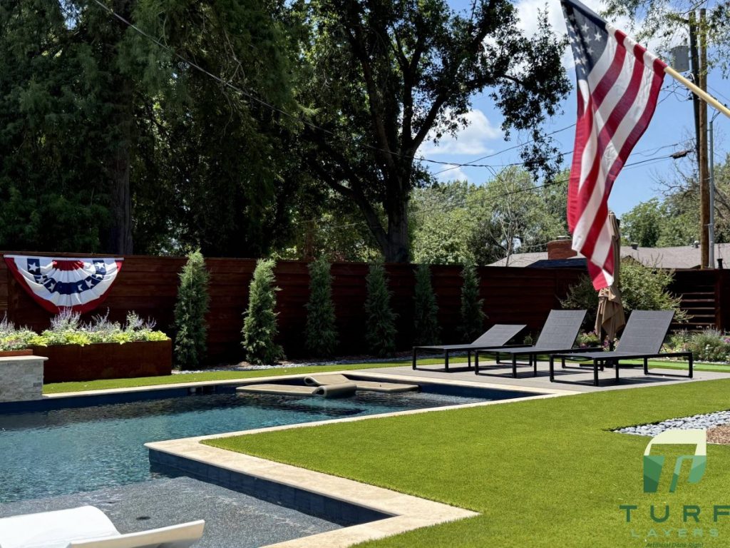 Backyard Oasis by Turf Layers