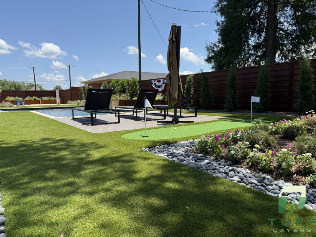 Backyard Oasis by Turf Layers