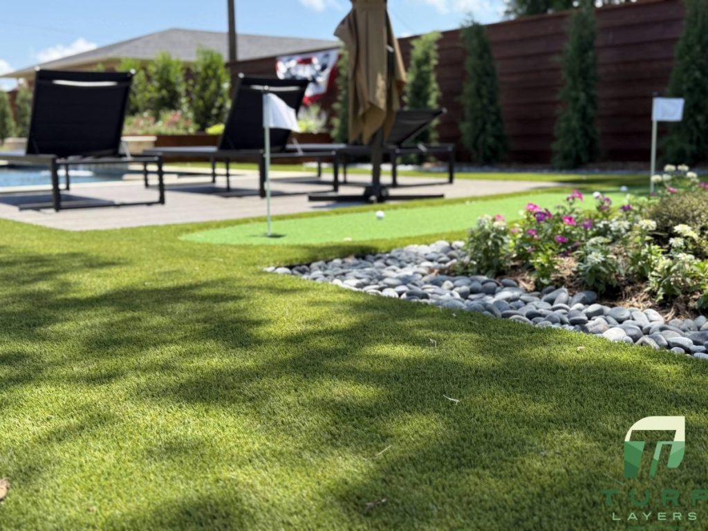 Backyard Oasis by Turf Layers