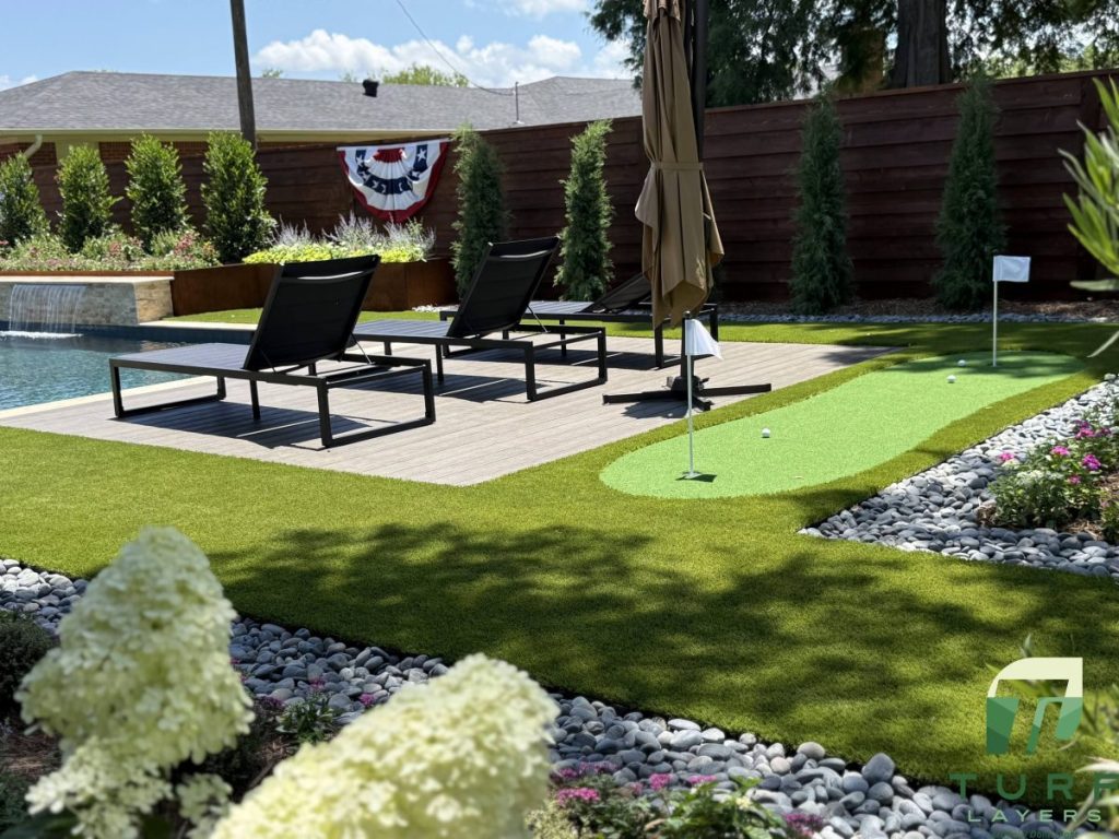 Backyard Oasis by Turf Layers