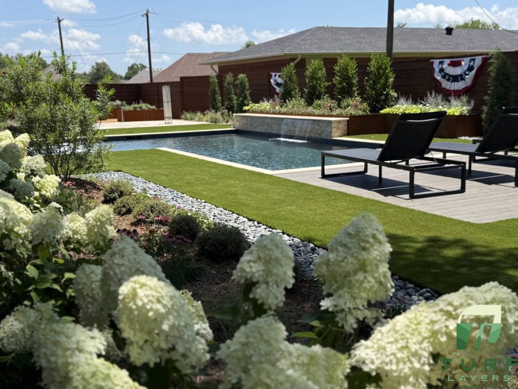 Backyard Oasis by Turf Layers