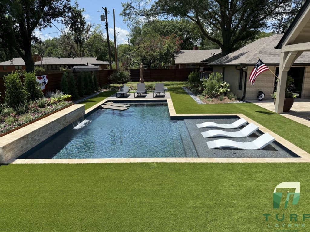 Backyard Oasis by Turf Layers