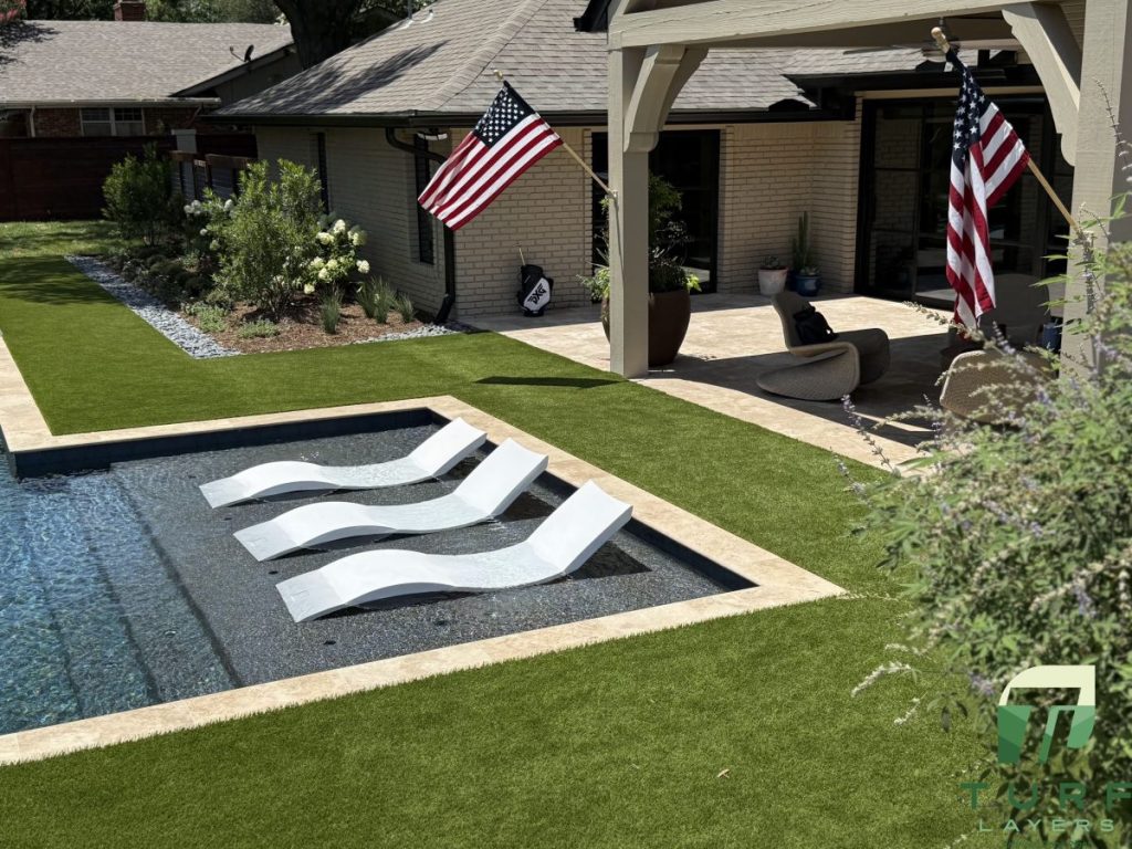 Backyard Oasis by Turf Layers