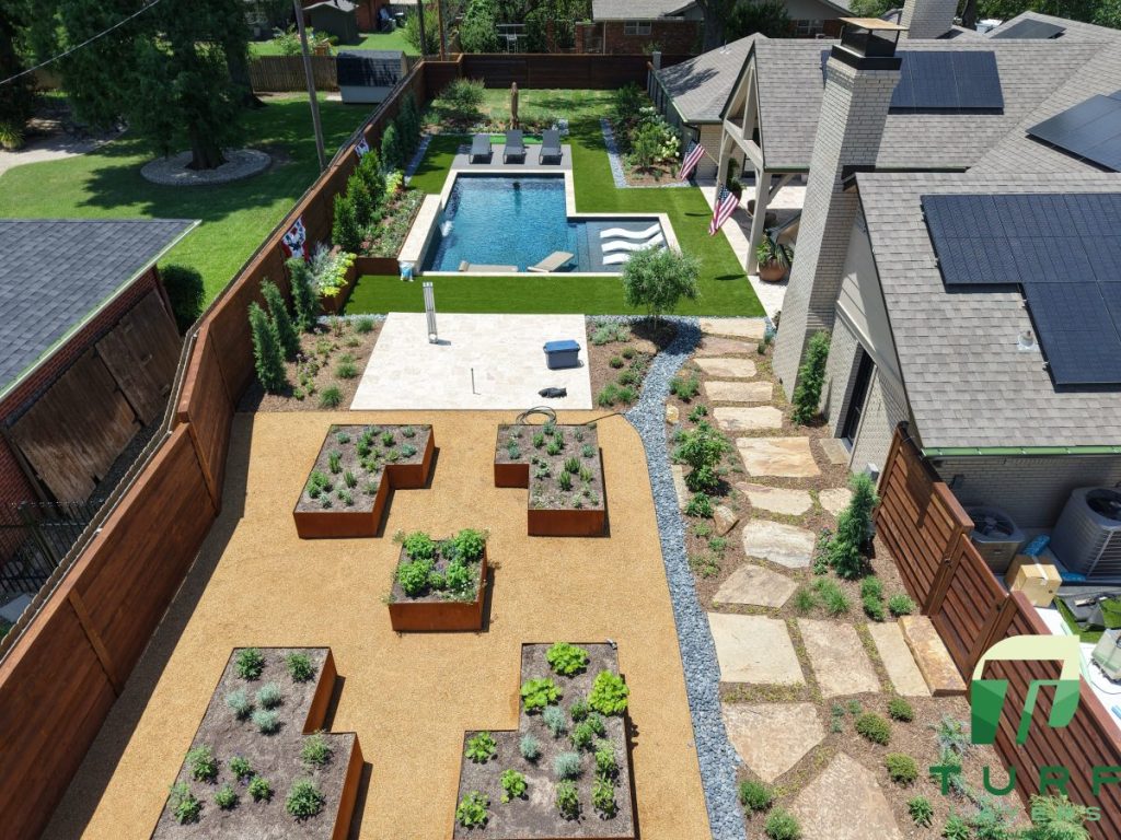 Backyard Oasis by Turf Layers