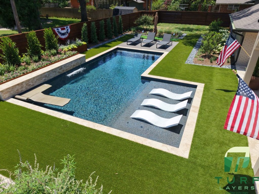 Backyard Oasis by Turf Layers