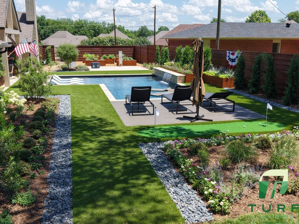 Backyard Oasis by Turf Layers