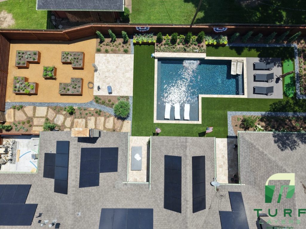 Backyard Oasis by Turf Layers