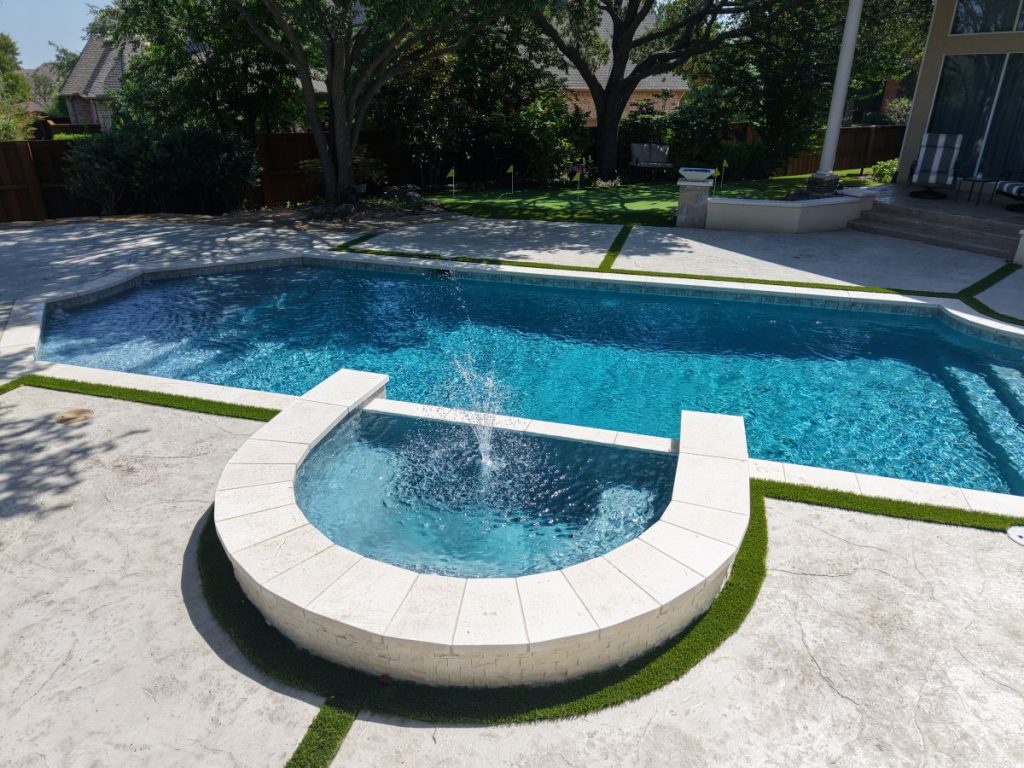Luxury Meets Play: A Custom Putting Green to Match a Poolside Remodel Luxury Meets Play: A Custom Putting Green to Match a Poolside Remodel