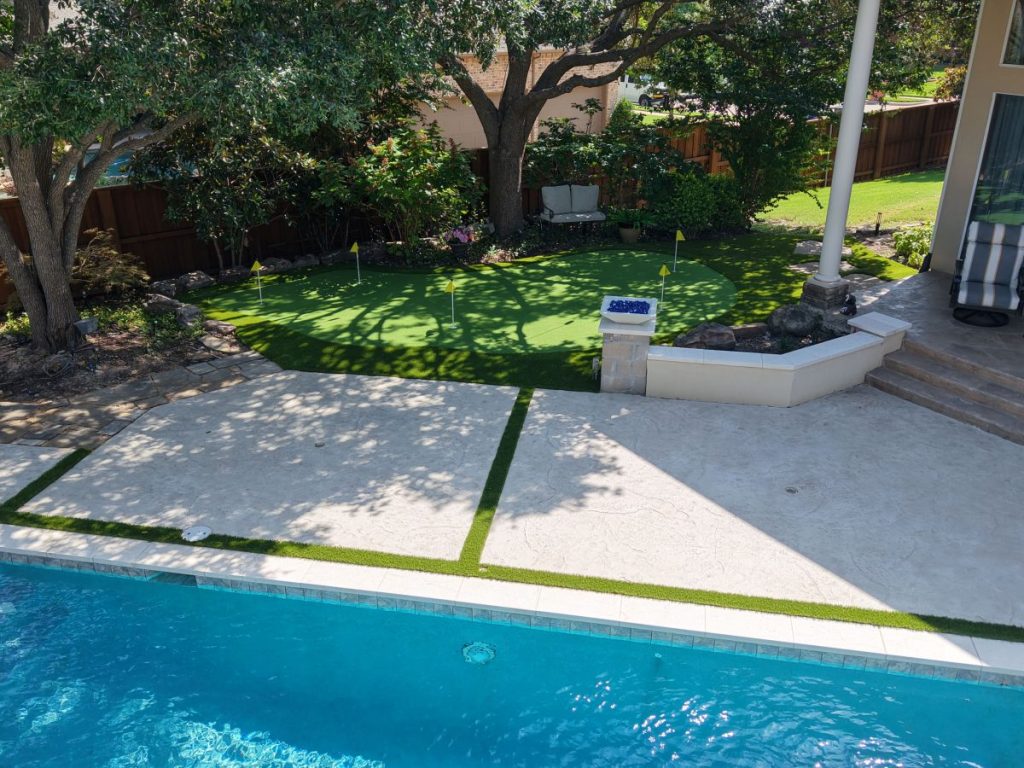 Turf Layers McKinney, putting greens, artificial turf, pool