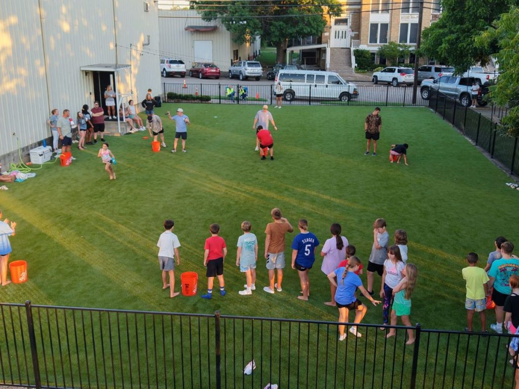 Church Courtyard Artificial Turf
