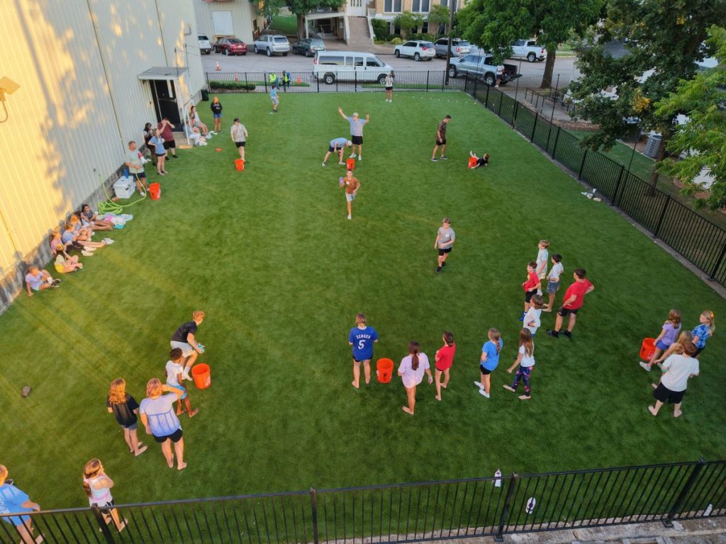 Church Courtyard Artificial Turf