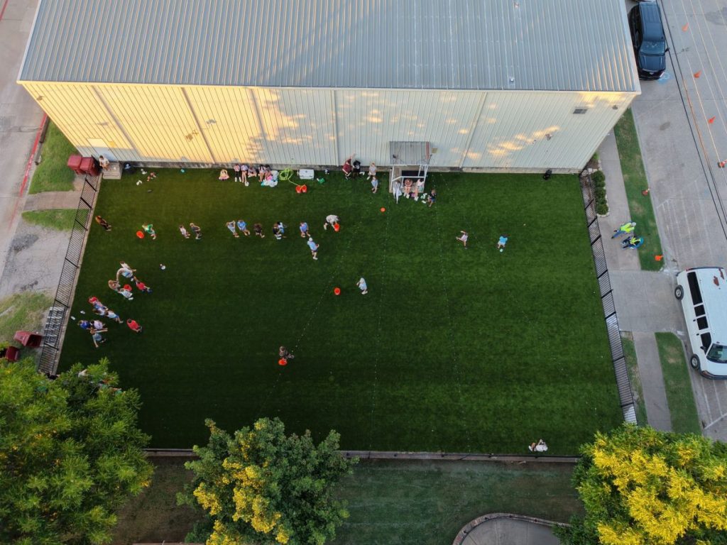 Church Courtyard Artificial Turf