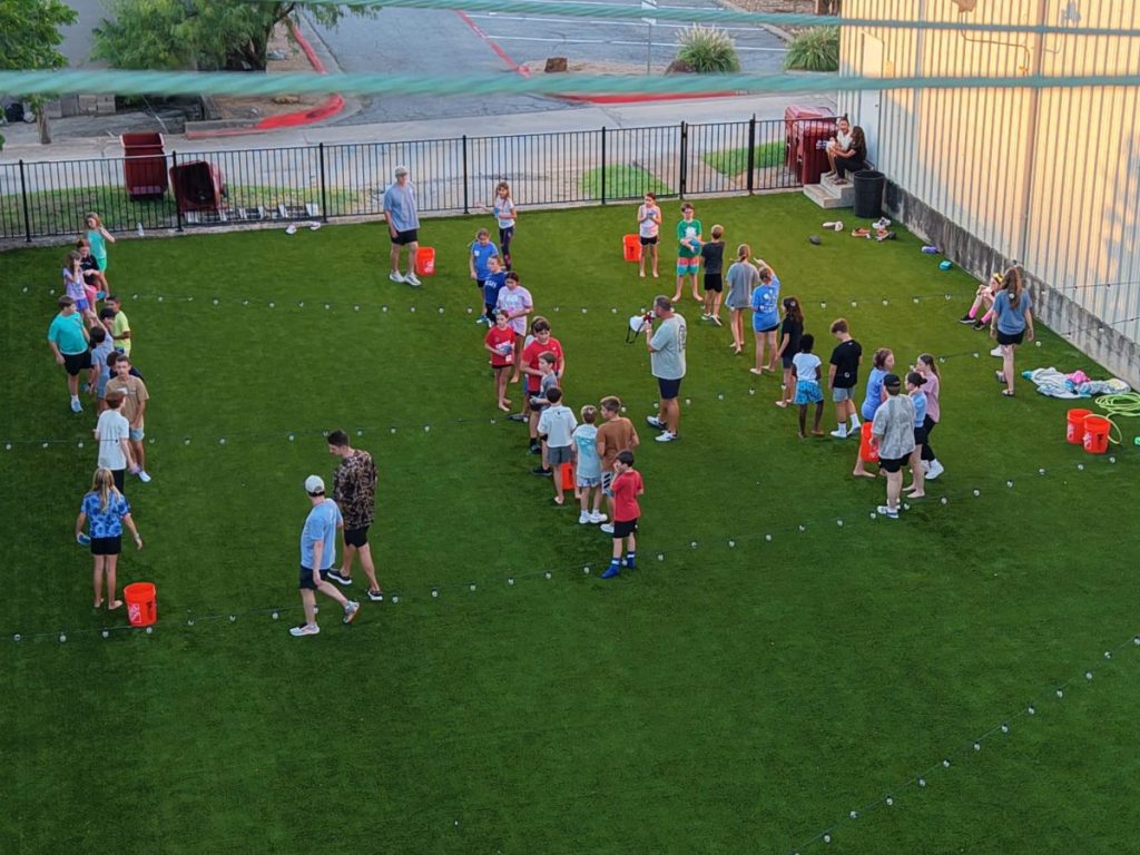Church Courtyard Artificial Turf