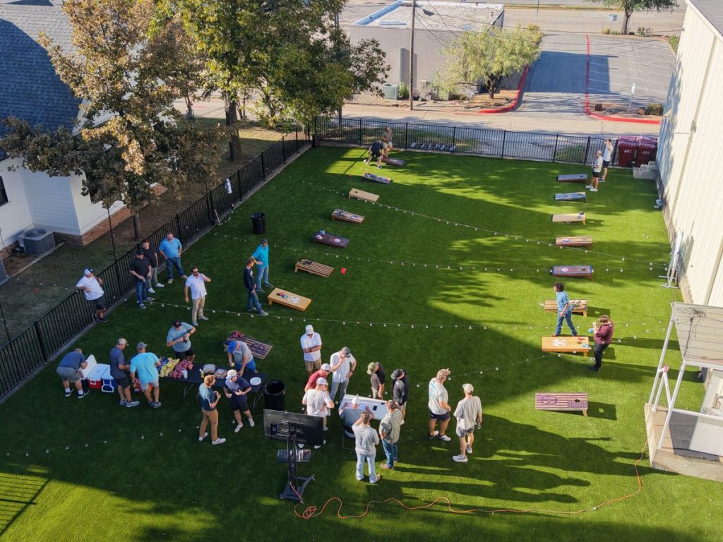 Church Courtyard Artificial Turf