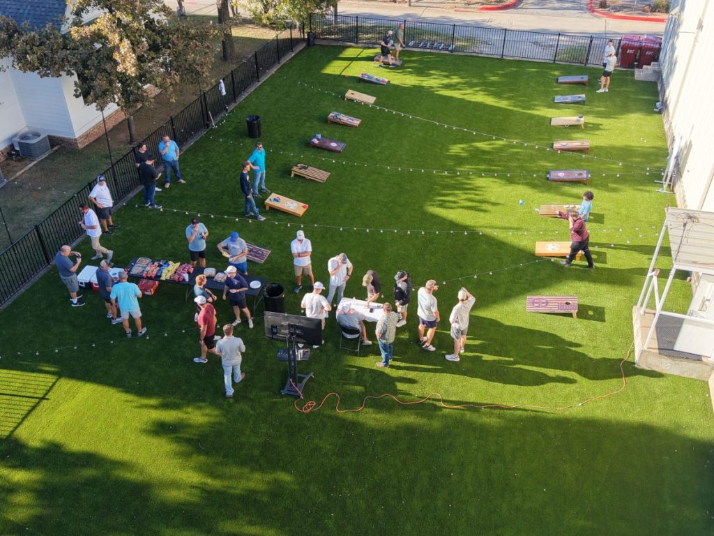 Church Courtyard Artificial Turf