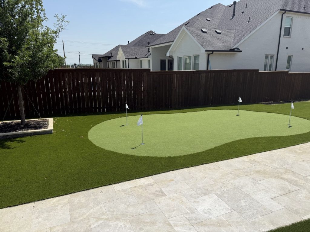 Artificial Turf Putting Greens Installation