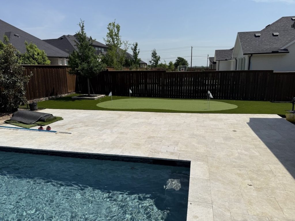 Artificial Turf Putting Greens Installation
