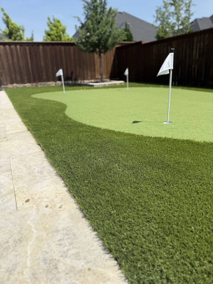 Artificial Turf Putting Greens Installation