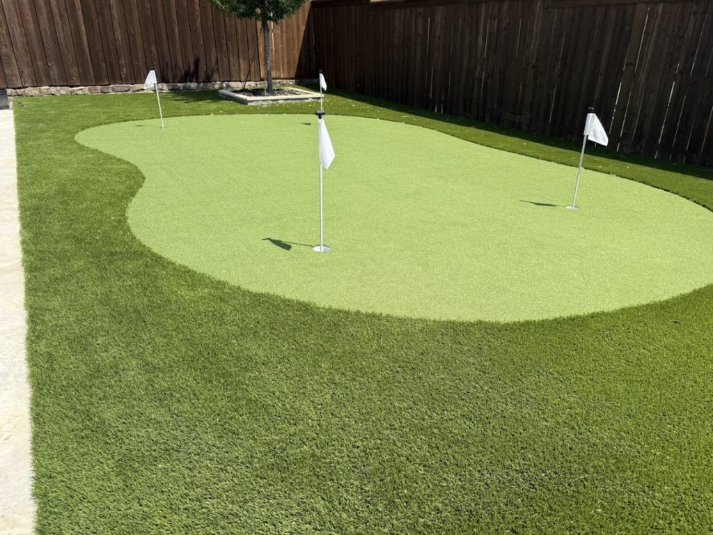 Artificial Turf Putting Greens Installation