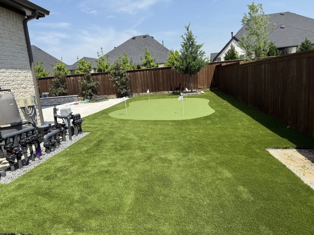 Artificial Turf Putting Greens Installation