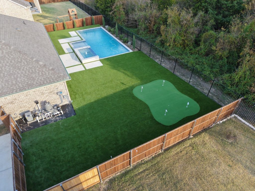 putting green installation